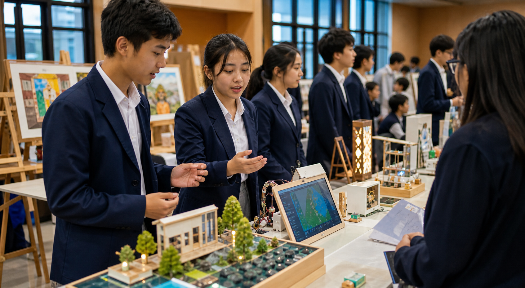 Pameran proyek kreatif dan teknologi siswa